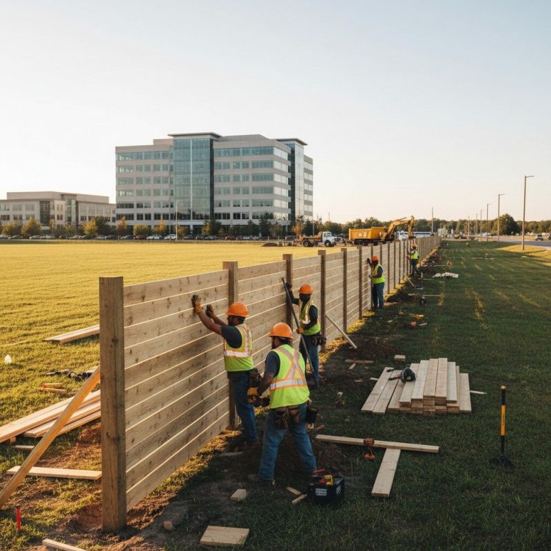Boundary Fence Installation detail